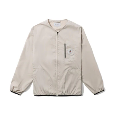 Carhartt WIP SS22 Loose Fit Solid Color Zip Jacket with Tag Detail CHXJKA221047I-BGL