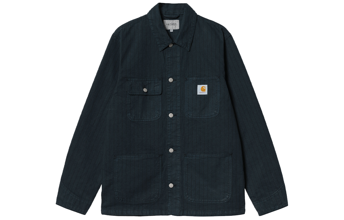 Carhartt WIP SS22 Michigan Jacket Black Long-Sleeve Multi-Pocket Coat I029105-0VQ-GD