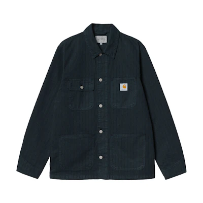 Carhartt WIP SS22 Michigan Jacket Black Long-Sleeve Multi-Pocket Coat I029105-0VQ-GD