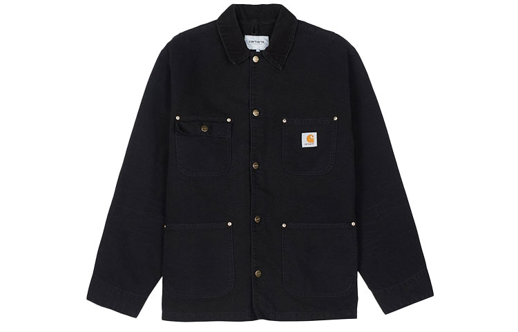 Carhartt WIP SS22 OG Chore Coat Black -  Michigan Vintage Jacket. I027357-00E-3K