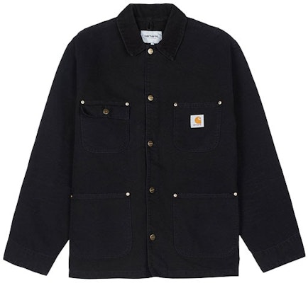 Carhartt WIP SS22 OG Chore Coat Hitam - Jaket Vintage Michigan. I027357-00E-3K Buy Carhartt WIP SS22 OG Chore Coat Hitam - Jaket Vintage Michigan. I027357-00E-3K
