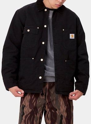 Carhartt WIP SS22 OG Chore Coat Hitam - Jaket Vintage Michigan. I027357-00E-3K Shop Carhartt WIP SS22 OG Chore Coat Hitam - Jaket Vintage Michigan. I027357-00E-3K