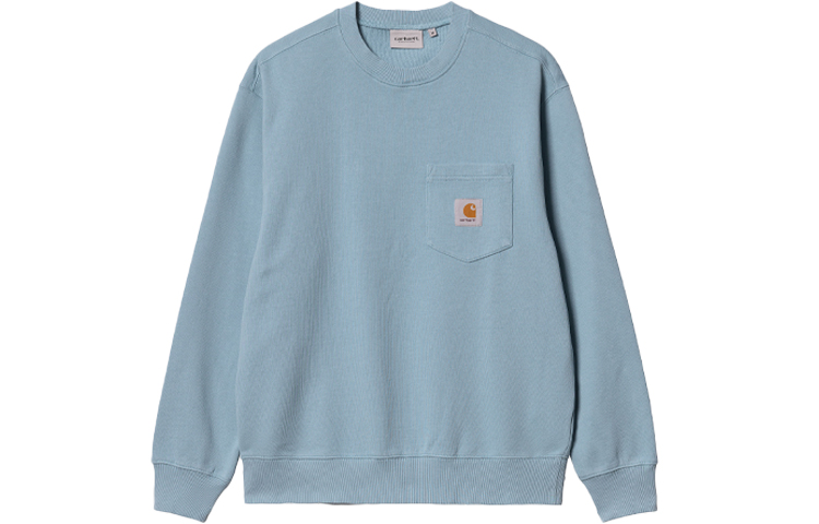 Carhartt WIP SS22 Pocket Sweatshirt Crewneck Pullover - Blue I027681-0F4-XX