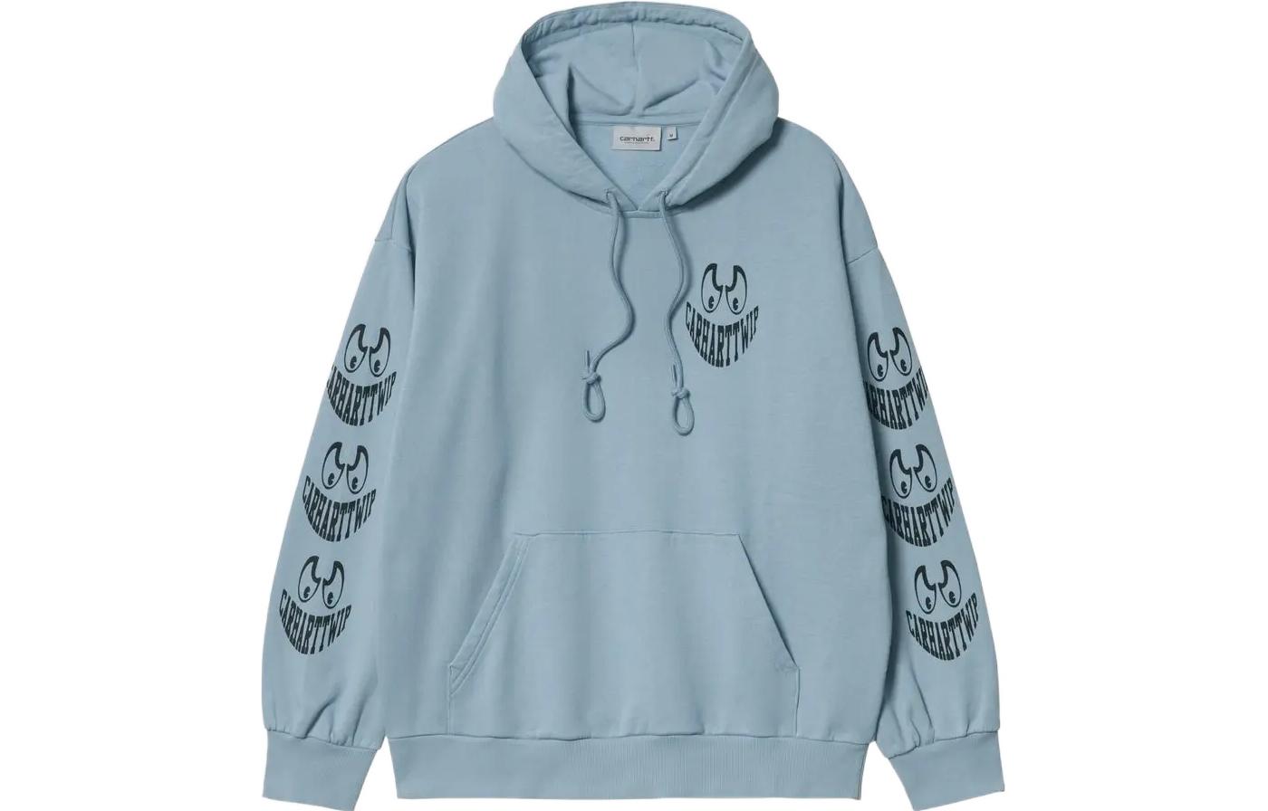 Carhartt WIP SS22 Printed Hoodie Men’s Blue I030148-0SM-XX