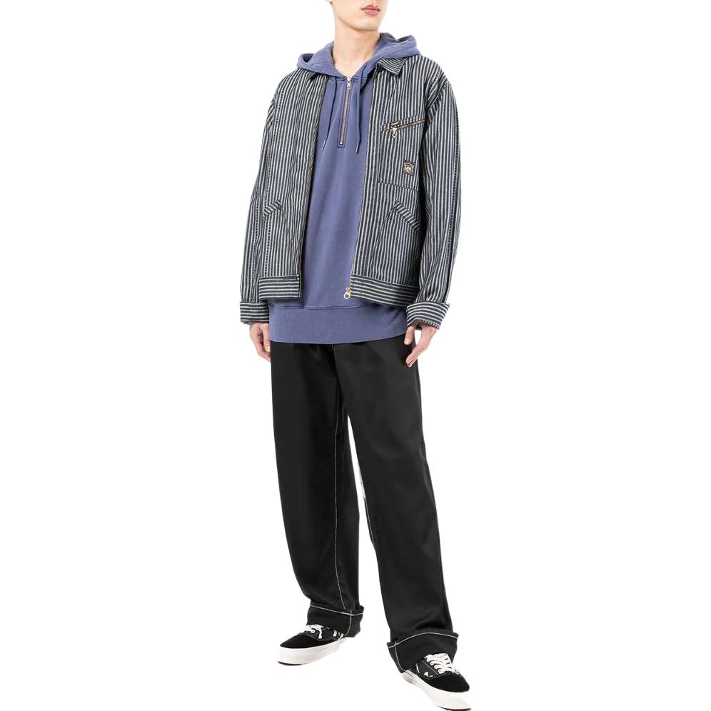 Lookbook Carhartt WIP 男士紫色宽松版刺绣胸标卫衣 SS22 A212030PURPLE