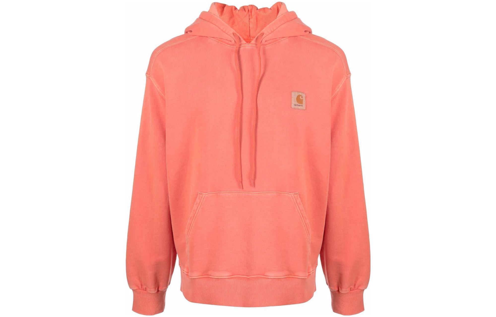 Carhartt WIP SS22 Red Pullover Hoodie with Kangaroo Pocket - I0299630NNXX