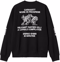Order Carhartt WIP SS22 Relevant Parties Vol.2 標誌黑色長袖衛衣 I030595-0D2-XX