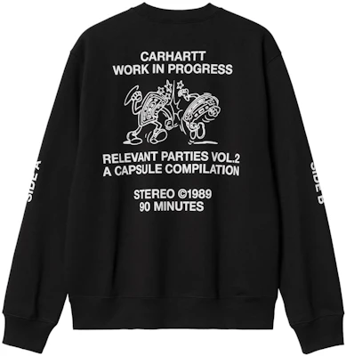 Carhartt WIP SS22 Relevant Parties Vol.2 黑色标志卫衣 I030595-0D2-XX Order Carhartt WIP SS22 Relevant Parties Vol.2 黑色标志卫衣 I030595-0D2-XX