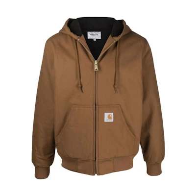 Carhartt WIP SS22 Solid Color Hooded Jacket Brown - Fashion Outerwear I02842603HZ01