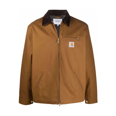 Carhartt WIP SS22 Solid Logo Patch Jacket Brown I0284240300S01