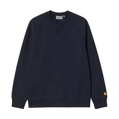 Carhartt WIP SS22 Solid Pullover Sweatshirt Deep Blue I026383-00H-XX