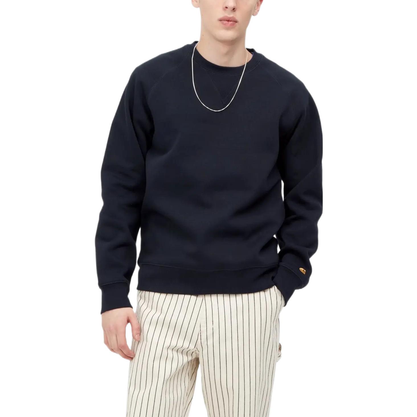 Carhartt WIP SS22 Solid Pullover Sweatshirt Deep Blue I026383-00H-XX 圖 5