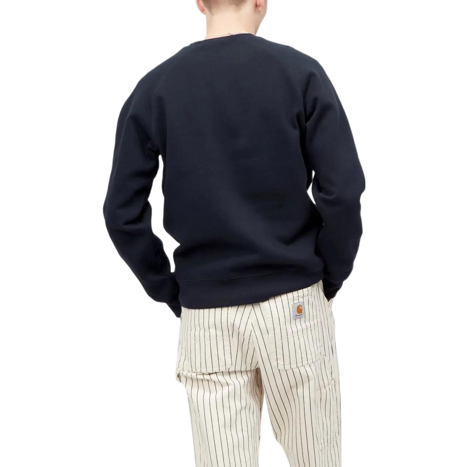 Carhartt WIP SS22 Solid Pullover Sweatshirt Deep Blue I026383-00H-XX 圖 6