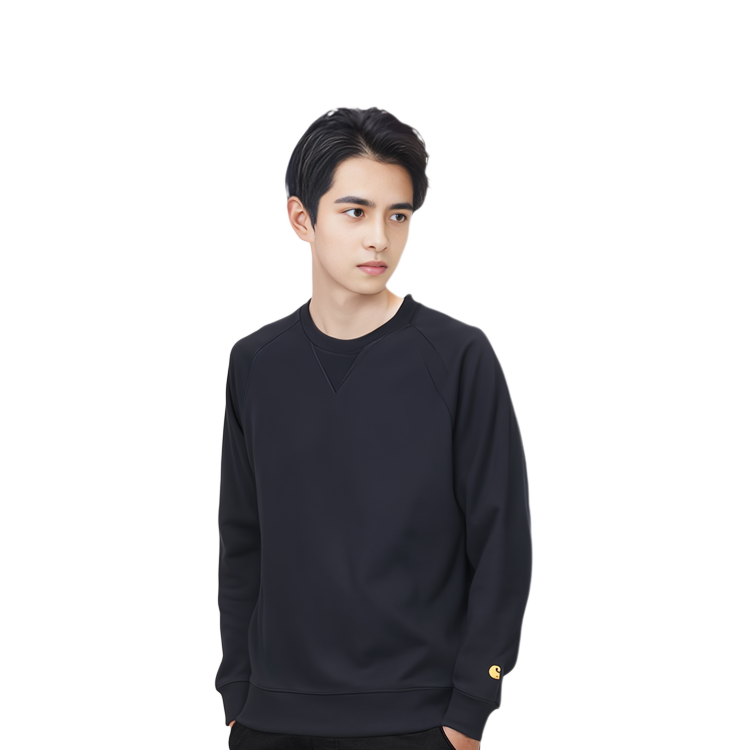Carhartt WIP SS22 Solid Pullover Sweatshirt Deep Blue I026383-00H-XX 圖 7