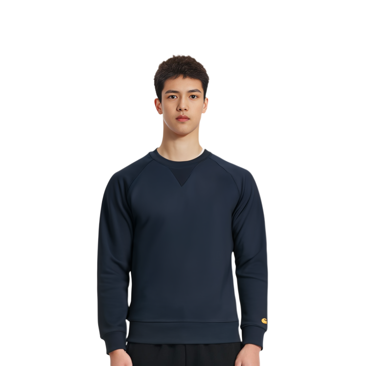 Carhartt WIP SS22 Solid Pullover Sweatshirt Deep Blue I026383-00H-XX 圖 8
