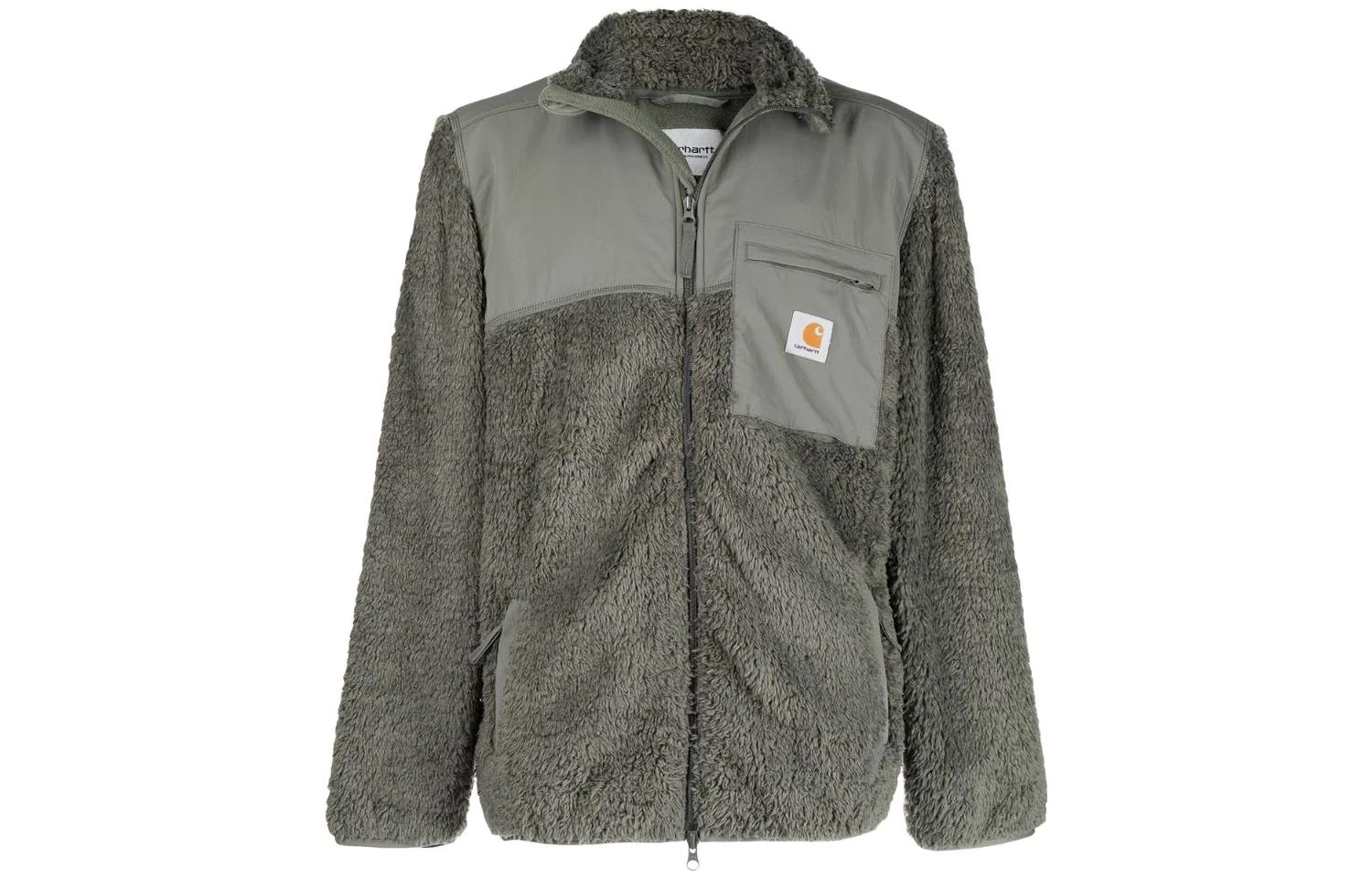 Carhartt WIP SS22 Textured Logo Regular Fit Jacket Men’s Light Grey I029566DARK