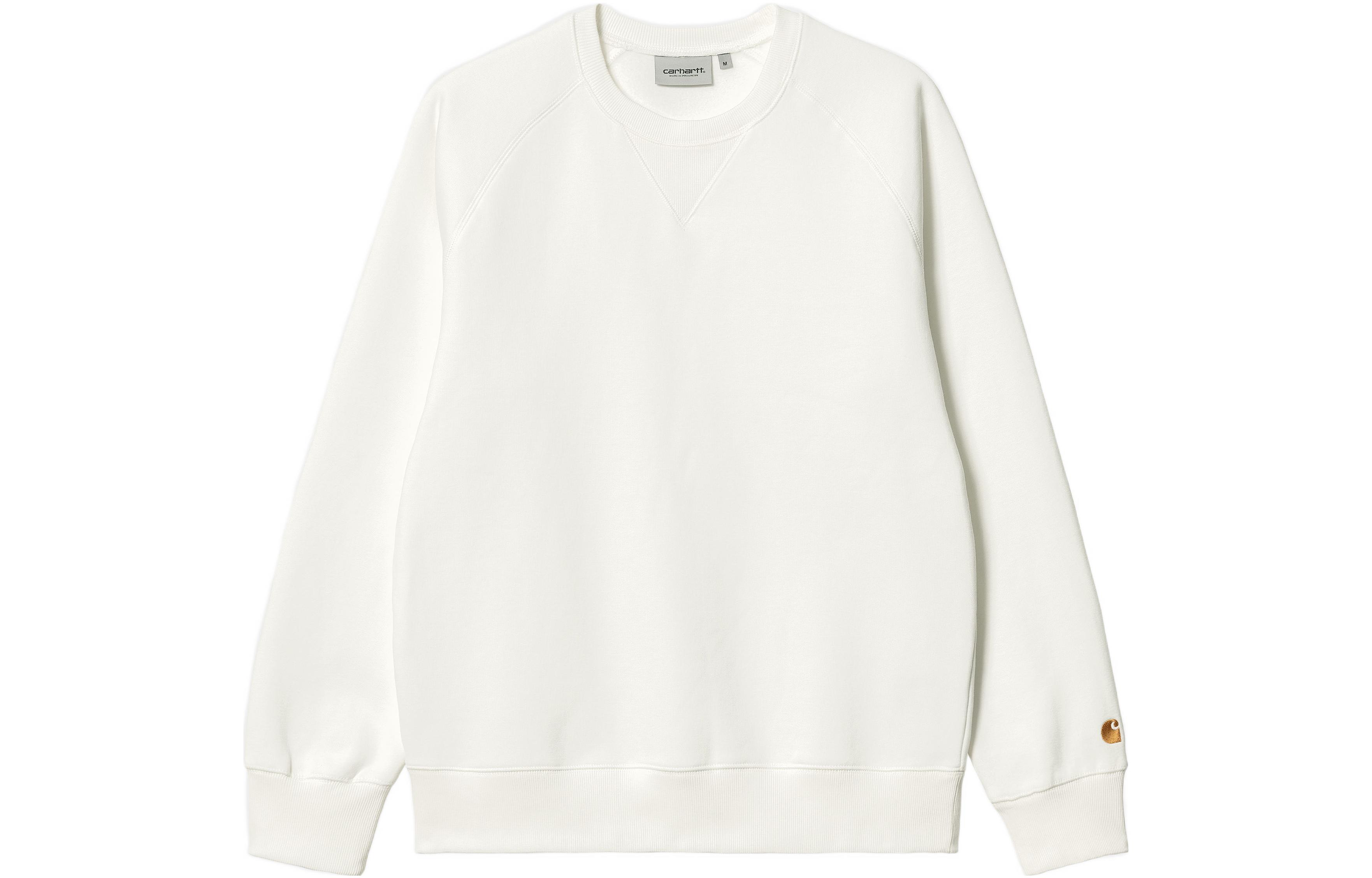 Carhartt WIP SS22 Unisex Solid Crewneck Long Sleeve Sweatshirt White I026383-0SH-XX
