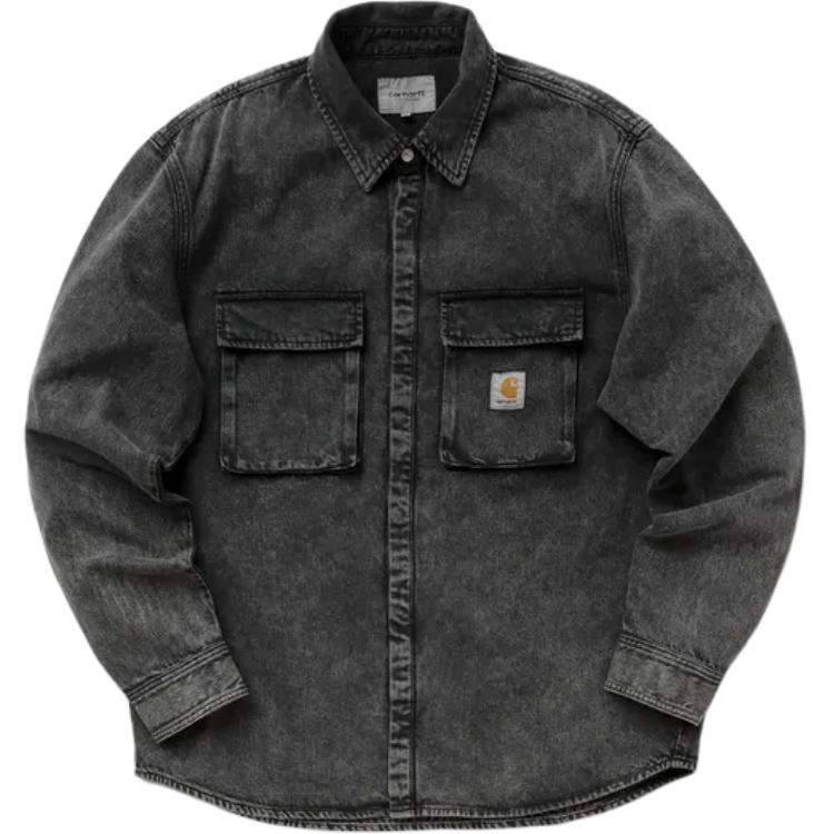 Carhartt WIP SS23  Black Plain Pocket Front Shirt I031526-89-WD