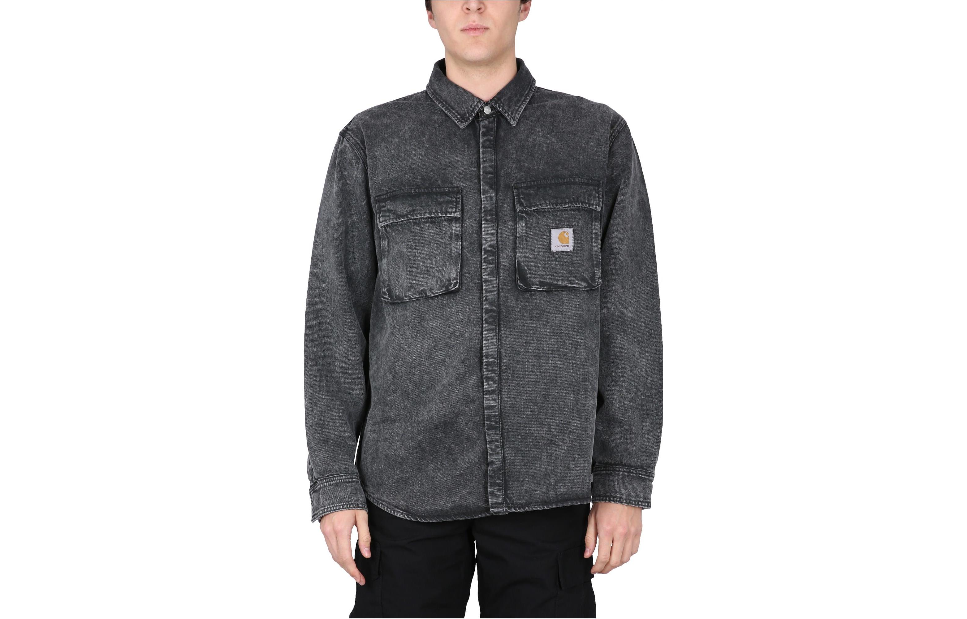 Order Carhartt WIP SS23  Black Plain Pocket Front Shirt I031526-89-WD