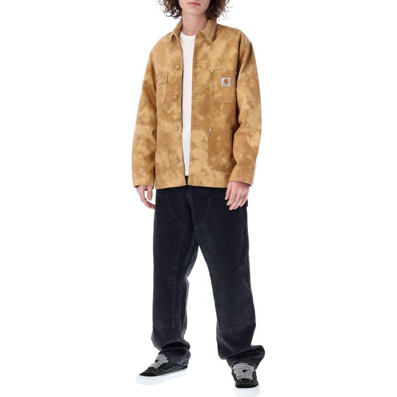 Shop Carhartt WIP SS23 棕色拼接领夹克衬衫款外套. I031390-C1M-QXX