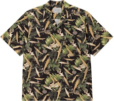Carhartt WIP SS23 All-Over Print Short Sleeve Shirt Black I031660-1HC-XX Carhartt WIP SS23 All-Over Print Short Sleeve Shirt Black I031660-1HC-XX