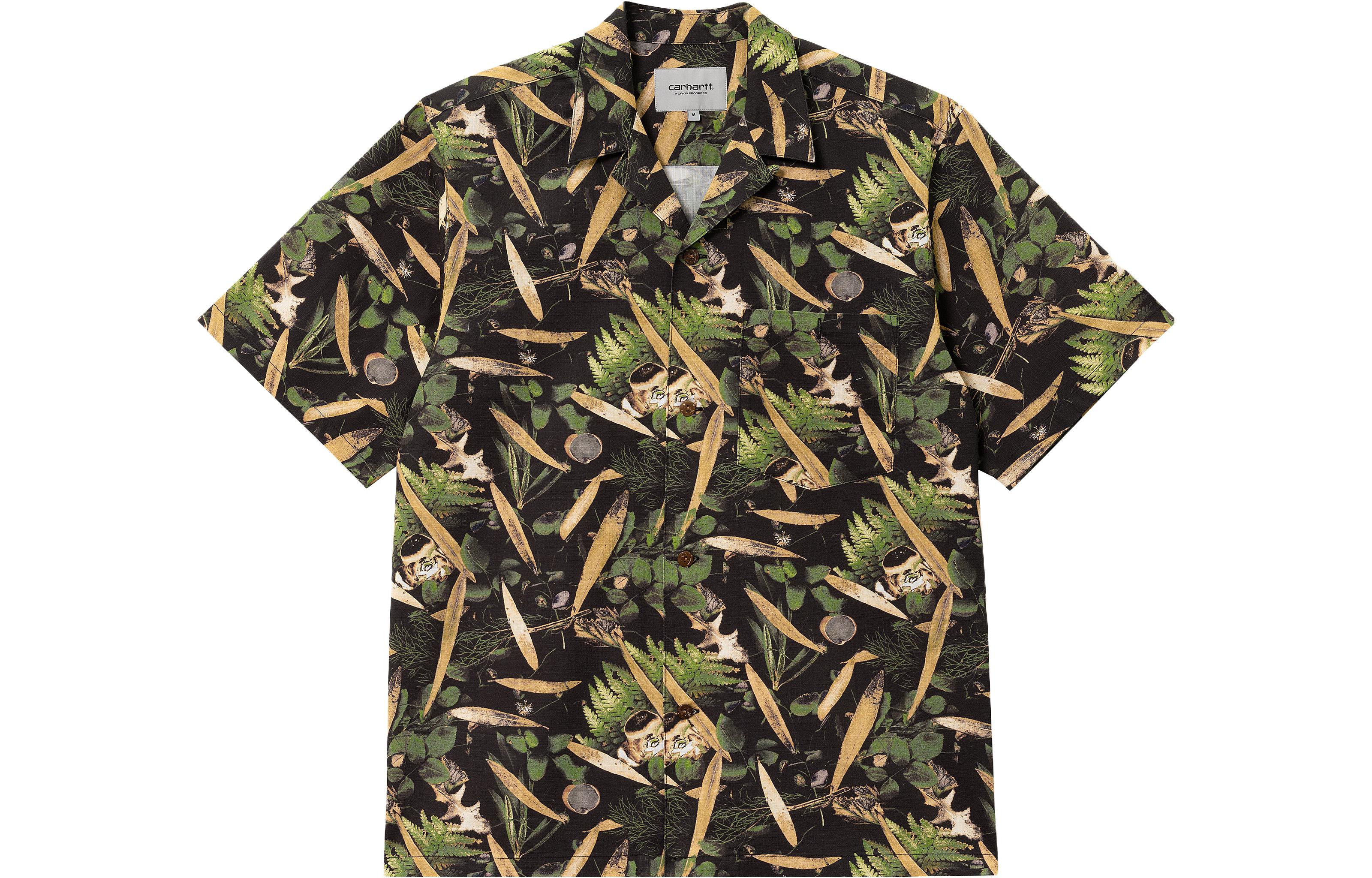 Order Carhartt WIP SS23 All-Over Print Short Sleeve Shirt Black I031660-1HC-XX