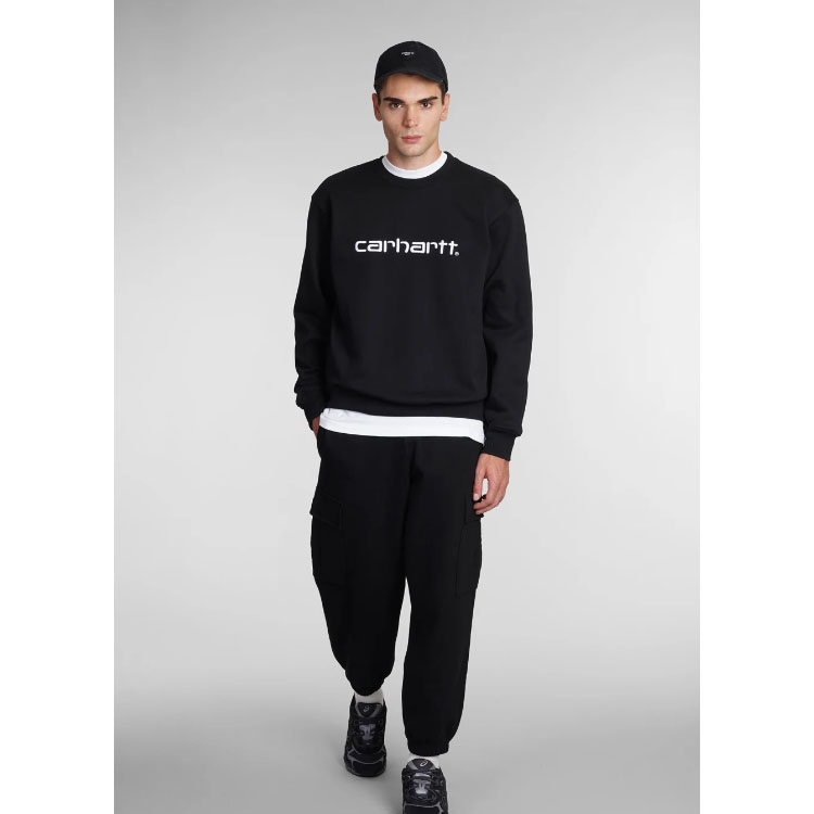 Purchase Carhartt WIP SS23 黑色长袖圆领卫衣 I0305460-D2-XX