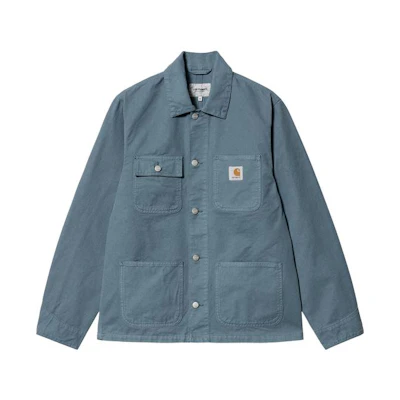 Carhartt WIP SS23 Blue Long-Sleeve Multi-Pocket Jacket CHXJKS234849K-BLX