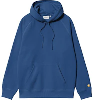 Carhartt WIP SS23 Casual Loose Fit Blue Drawstring Hoodie I026384-1NU-XX Carhartt WIP SS23 Casual Loose Fit Blue Drawstring Hoodie I026384-1NU-XX