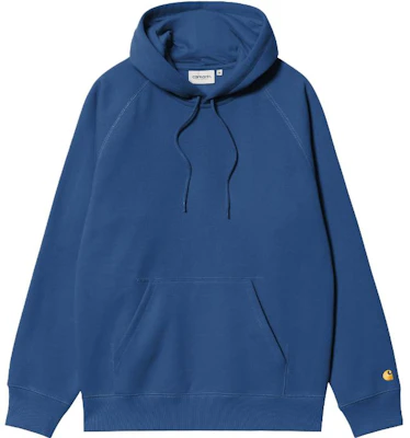 Carhartt WIP SS23 Hoodie Biru Longgar Kasual dengan Tali Serut I026384-1NU-XX Order Carhartt WIP SS23 Hoodie Biru Longgar Kasual dengan Tali Serut I026384-1NU-XX