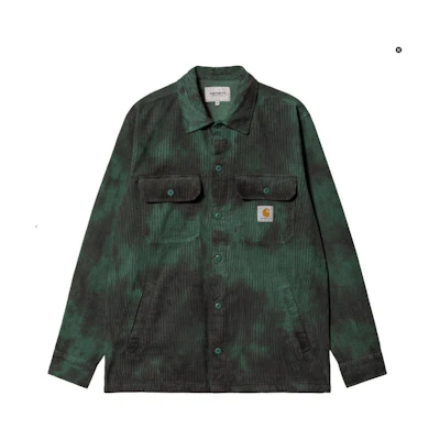 Carhartt WIP SS23 Chromo Faded Cotton Shirt Jacket Green () I031360-1DJ-XX