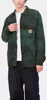 Shop Carhartt WIP SS23 漸層棉質襯衫外套 綠色 I031360-1DJ-XX