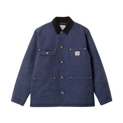 Carhartt WIP SS23 Classic Loose Navy Blue Vintage Workwear Jacket () I027357-14G-3K