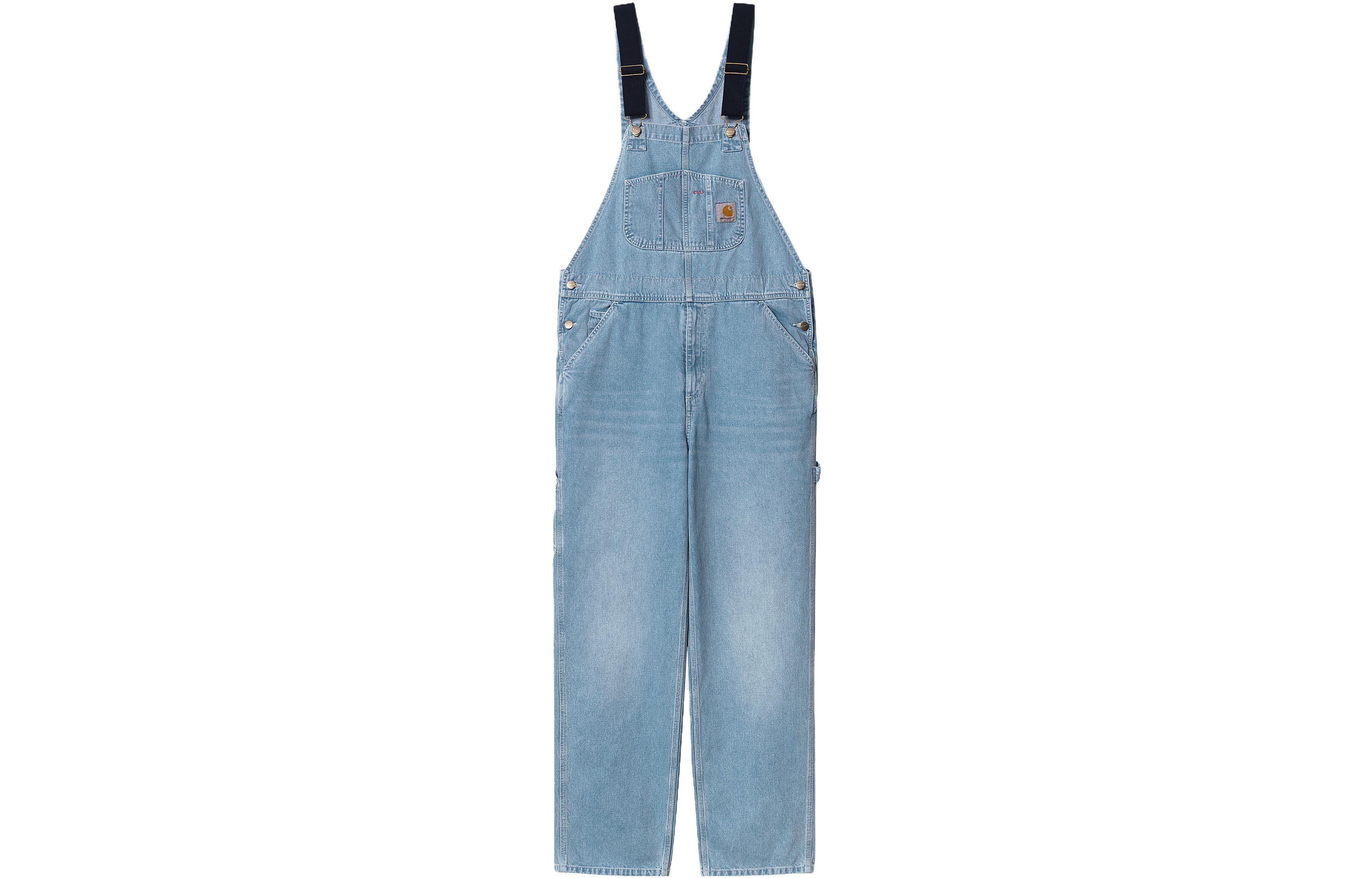 Order Carhartt WIP SS23 丹宁logo口袋无袖连体裤 男女通用。 I022946-01-ZO