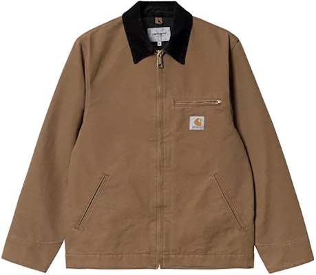 Chaqueta Carhartt WIP SS23 Detroit Marrón/Negro Cuello de Pana Abrigo. I031947-08W-02 Order Chaqueta Carhartt WIP SS23 Detroit Marrón/Negro Cuello de Pana Abrigo. I031947-08W-02