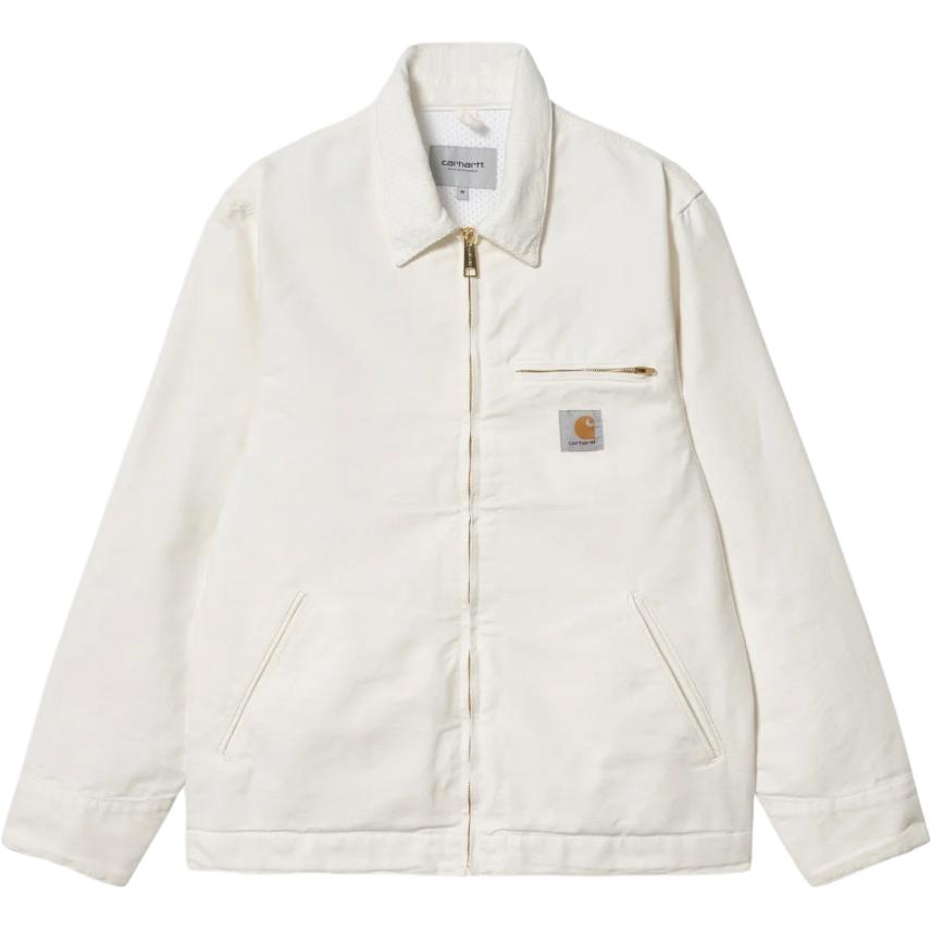Carhartt WIP SS23 Detroit Jacket White Long Sleeve Workwear Jacket I031947-0DJ-06