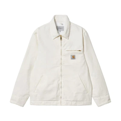 Carhartt WIP SS23 Detroit Jacket White Long Sleeve Workwear Jacket I031947-0DJ-06