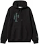 Buy Carhartt WIP SS23 Hoodie Hitam Cetakan Huruf Pullover Drawstring I032164-89-XX