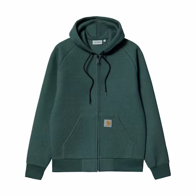 Carhartt WIP SS23 Green Logo Tag Casual Loose Hoodie Jacket Long Sleeve I031485-23S-1D7XX