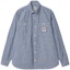Order Carhartt WIP SS23 Heart Tag Pocket Long Sleeve Shirt Men’s Blue I032113-1N7-02