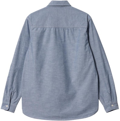 Carhartt WIP SS23 Heart Tag Pocket Long Sleeve Shirt Men’s Blue I032113-1N7-02 Lookbook Carhartt WIP SS23 Heart Tag Pocket Long Sleeve Shirt Men’s Blue I032113-1N7-02