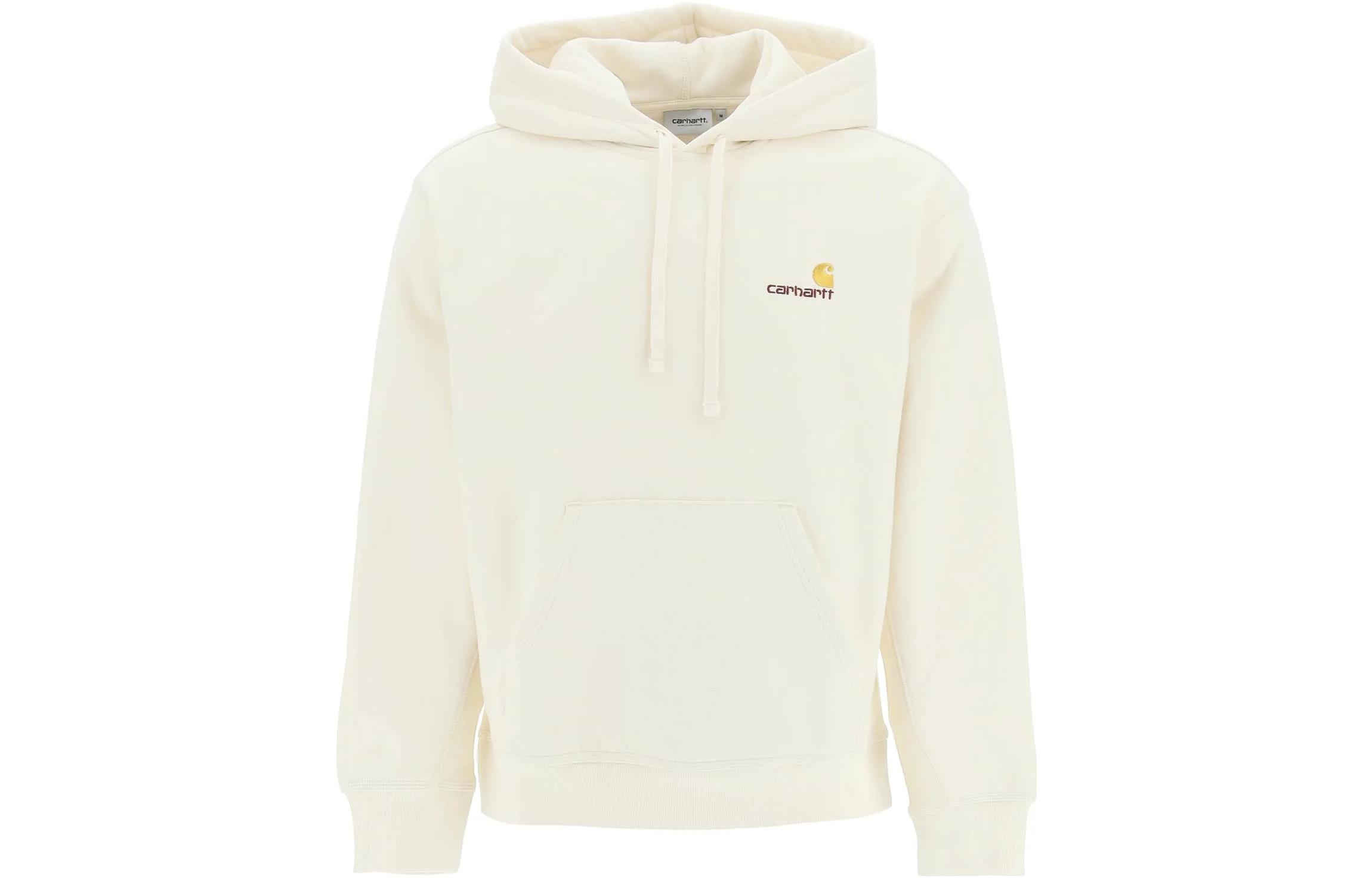 Carhartt WIP SS23 Letter Print Hoodie Men’s Off-White I028279-05-XX