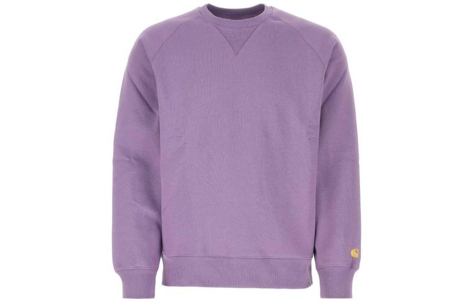 Carhartt WIP SS23 Logo Crewneck Sweatshirt Purple () I026383-1NT-XX