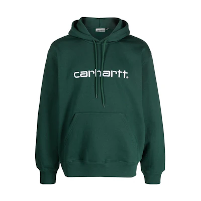 Carhartt WIP SS23 Logo Embroidered Pullover Sweatshirt - Army Green I030230-00Q-XX
