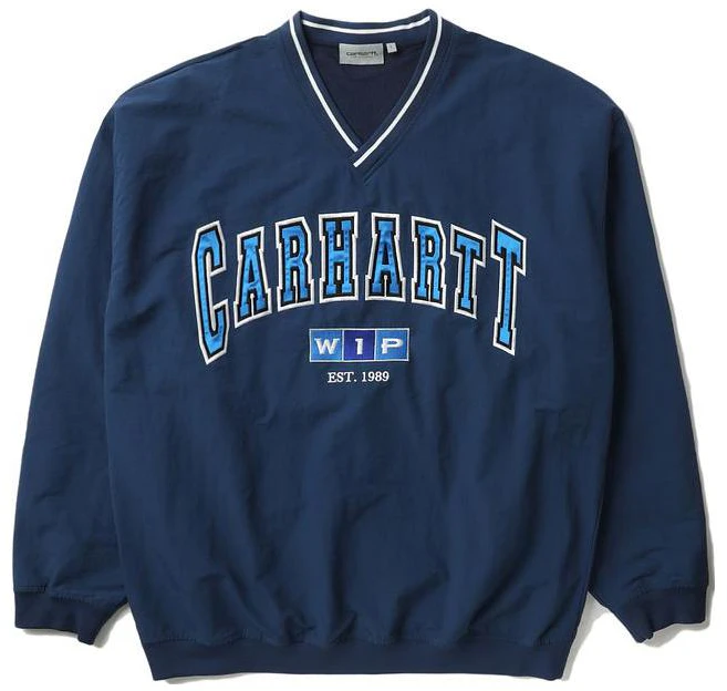 carhartt-wip-ss-23-logo-patch-v-neck-pullover-sweatshirt-blue-chxsws-231034-k-blx