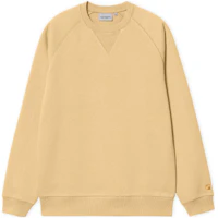Carhartt WIP SS23 Logo Print Pullover Sweatshirt Yellow () I026383-1NS-XX Carhartt WIP SS23 Logo Print Pullover Sweatshirt Yellow () I026383-1NS-XX