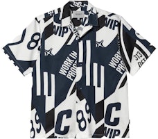 Carhartt WIP SS23 Marina All-Over Print Short Sleeve Shirt White I031463-1HM-XX Carhartt WIP SS23 Marina All-Over Print Short Sleeve Shirt White I031463-1HM-XX