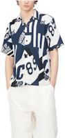 Shop Carhartt WIP SS23 Marina 全版印花白色短袖襯衫 I031463-1HM-XX