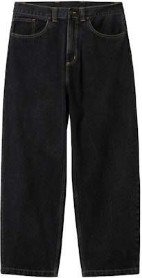 Carhartt WIP SS23 MARINA Black Loose Fit Straight Leg Jeans Men I031246-89-06 Buy Carhartt WIP SS23 MARINA Black Loose Fit Straight Leg Jeans Men I031246-89-06