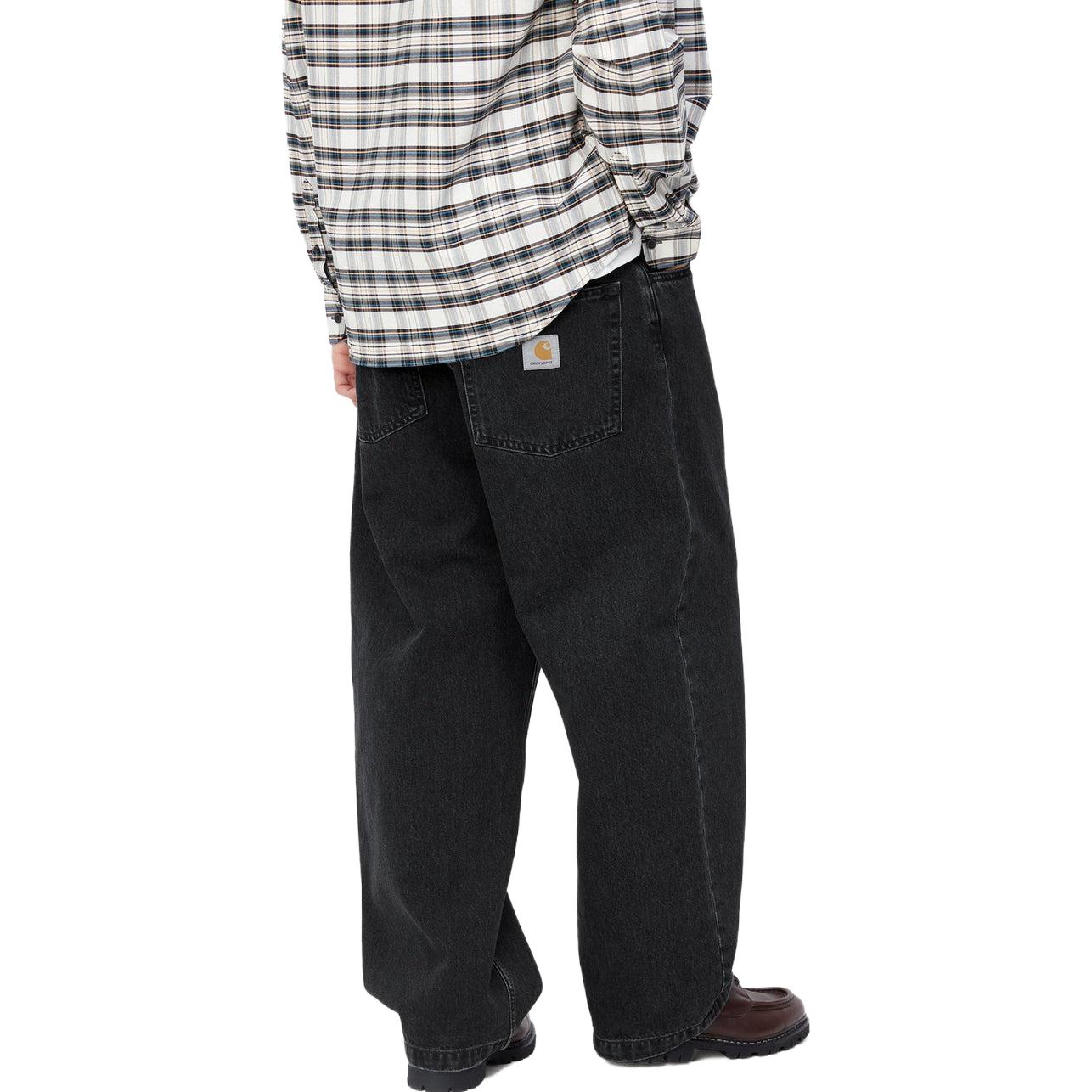 Details for Carhartt WIP SS23 MARINA Black Loose Fit Straight Leg Jeans Men I031246-89-06